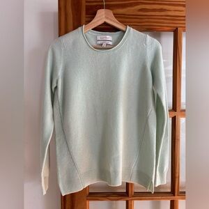Ellen Tracy Classic Cashmere Crewneck size Small Mint Green